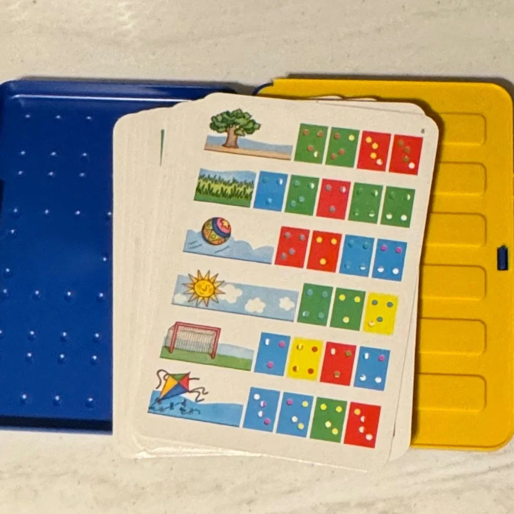Cadaco Spell Time Vintage Educational Spelling Game Portable Case Alphabet Tiles